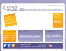 Tablet Screenshot of productinnovator.com